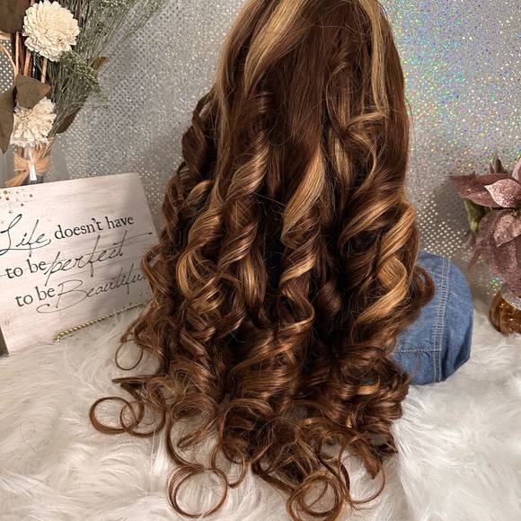 🔥New30”Gorgeous Kimimila 13X4HDTransparent Frontal 100% Indian Human Hair Wig🔥 - Picture 13 of 16